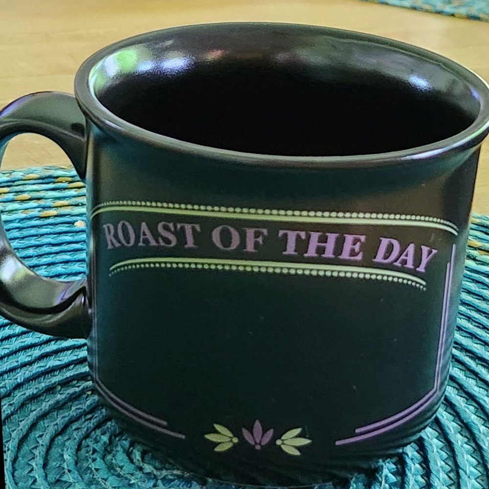 Mulberry Roast of the Day Home Collection Ceramic Coffee Mug Black